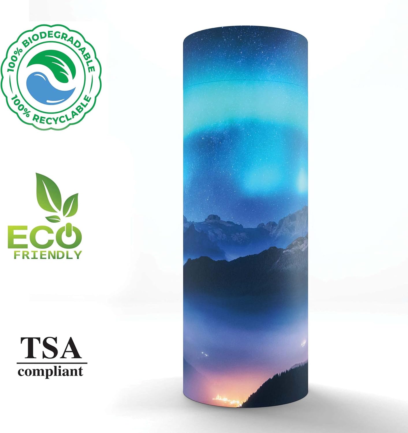 Eco-Friendly Biodegradable Scattering Urn for Human Ashes