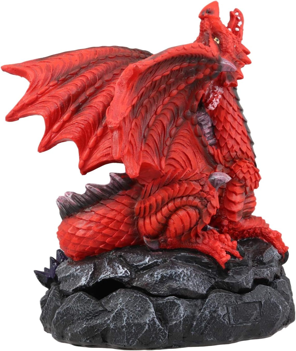 Ebros Gift Stryker Red Dragon Incense Burner Figurine 625 Inch