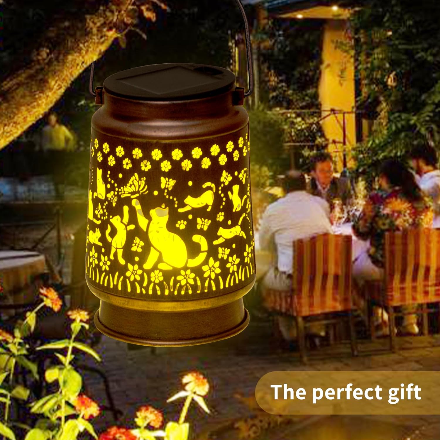Styleonme Solar Light with Cat Design