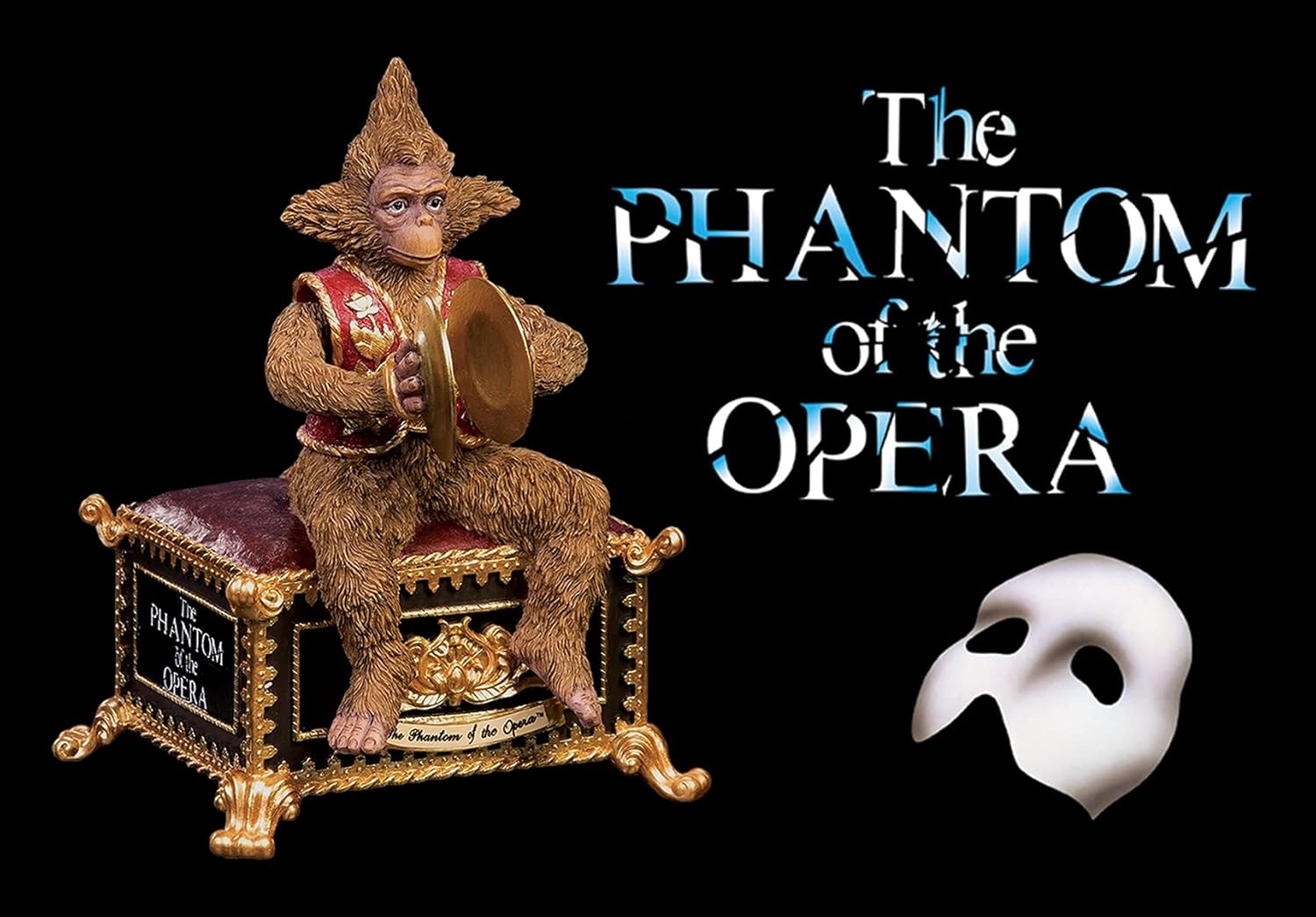 The Phantom of The Opera Musical Monkey Figurine