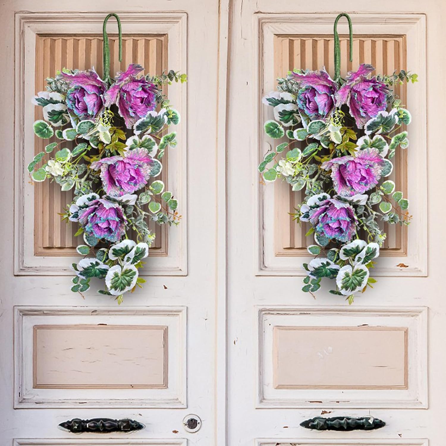 Sunflower Teardrop Swag Front Door Decor 275 Inch