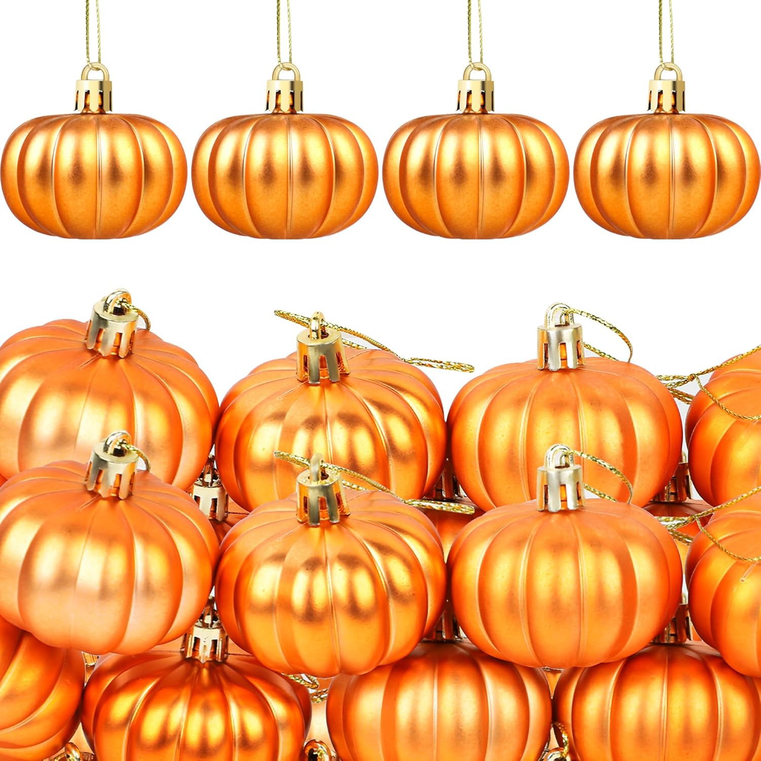 12 Pcs Pumpkin Hanging Ornaments Fall Decor