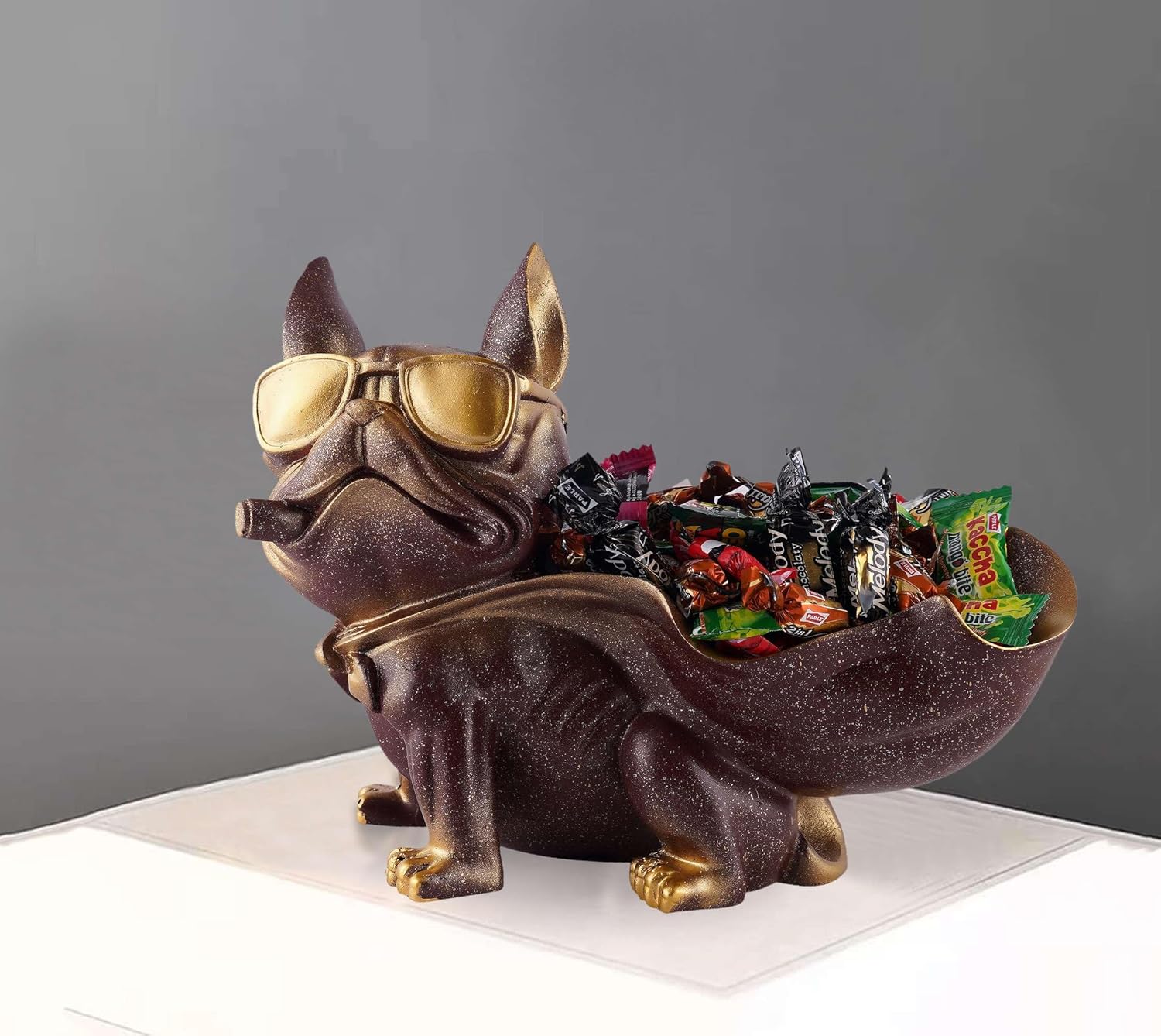 Cool Dog Resin Sculpture Home Decor Showpiece