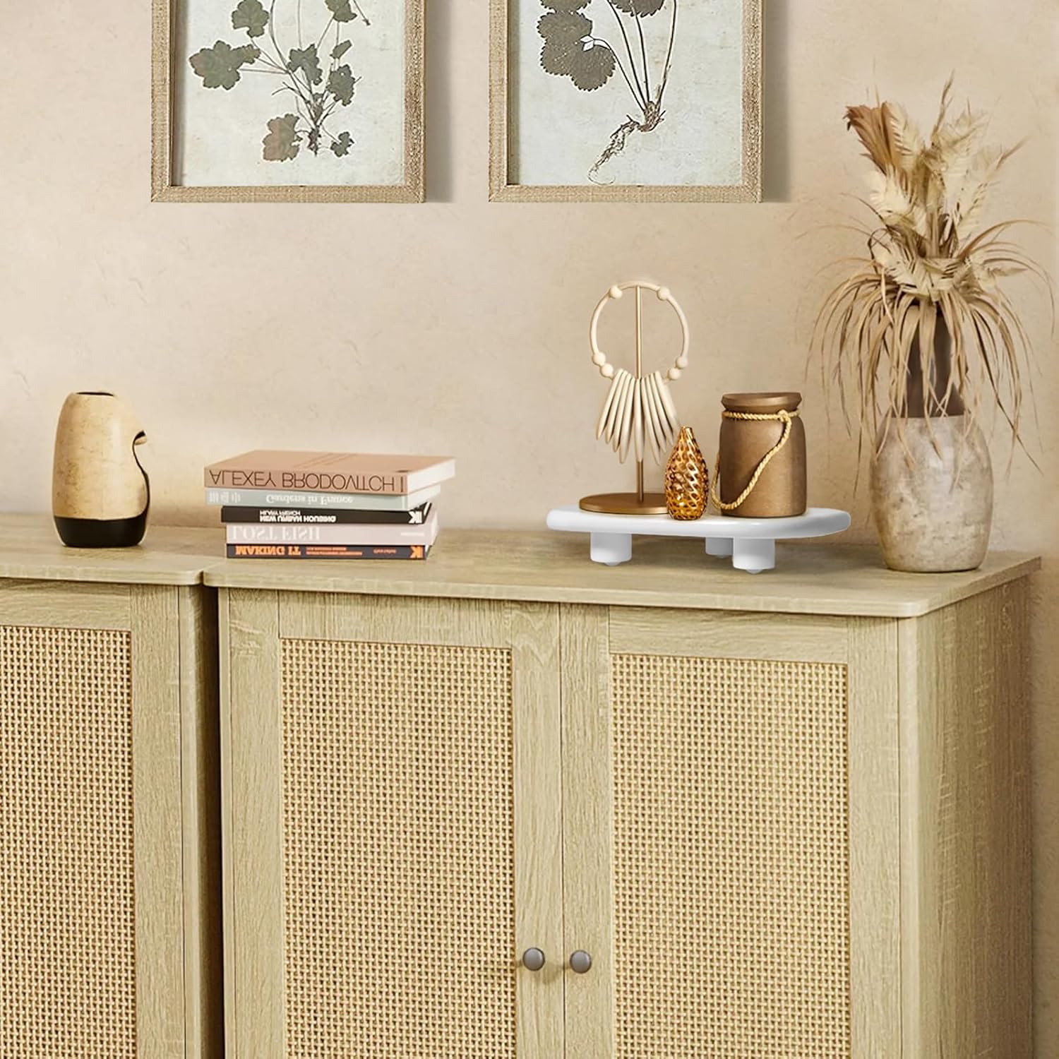 Sopicoz Wood Display Riser 9 Inch White