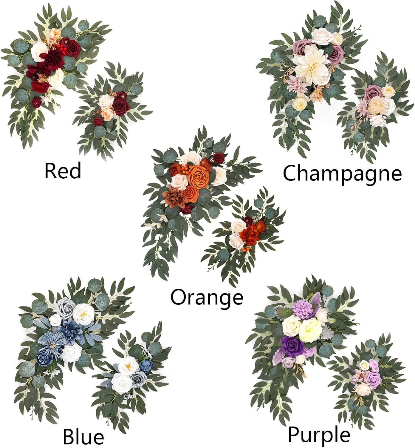 Wedding Arch Flowers Rustic Artificial Floral Swag