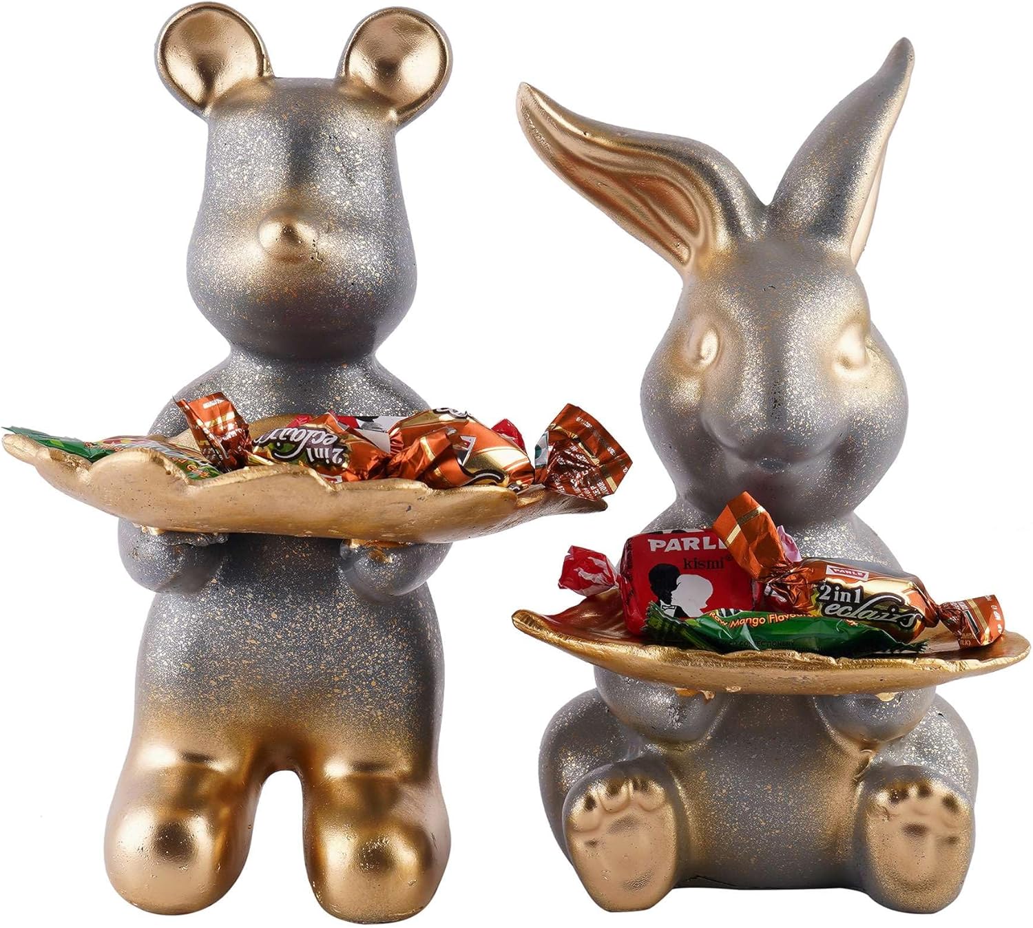 Iconic E Craft Set of Two Decorative Rabbit Showpieces