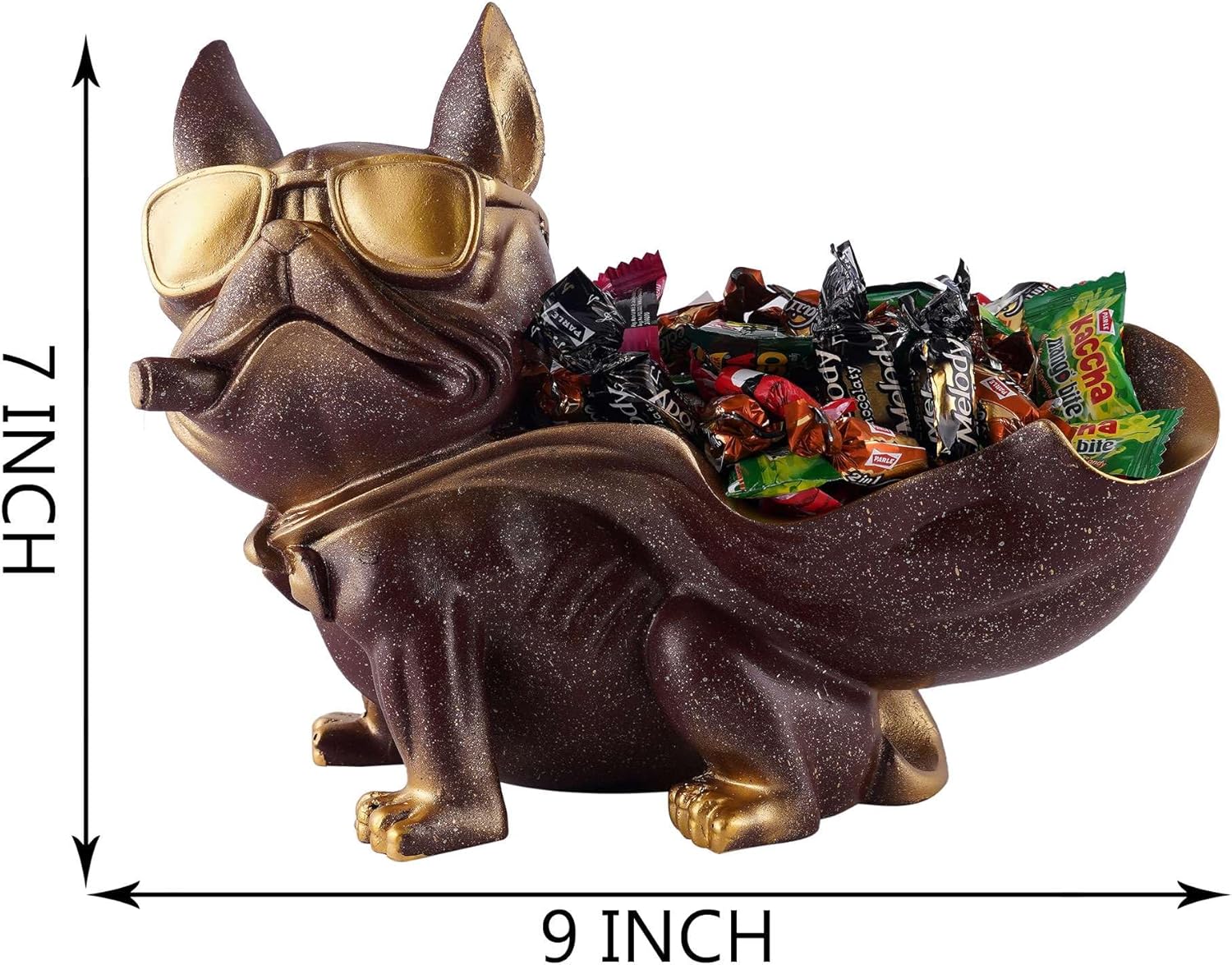 Cool Dog Resin Sculpture Home Decor Showpiece