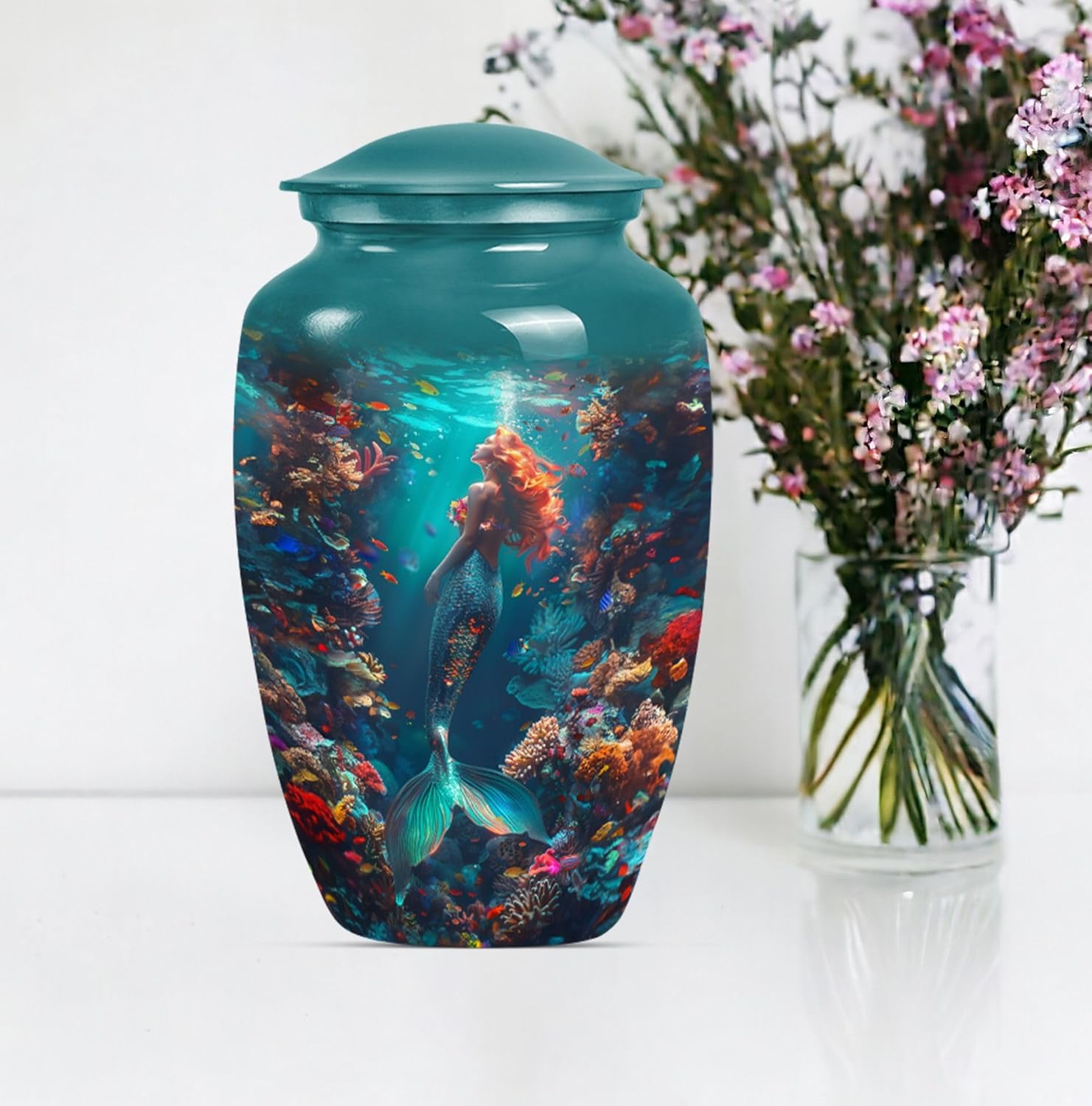 Mermaid Kingdom Funeral Urns for Human Ashes