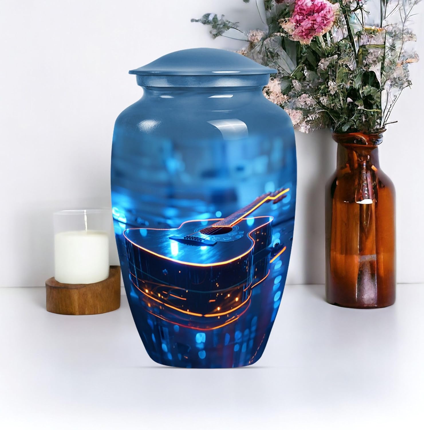 Guitar Urn - Cremation Urn for Human Ashes