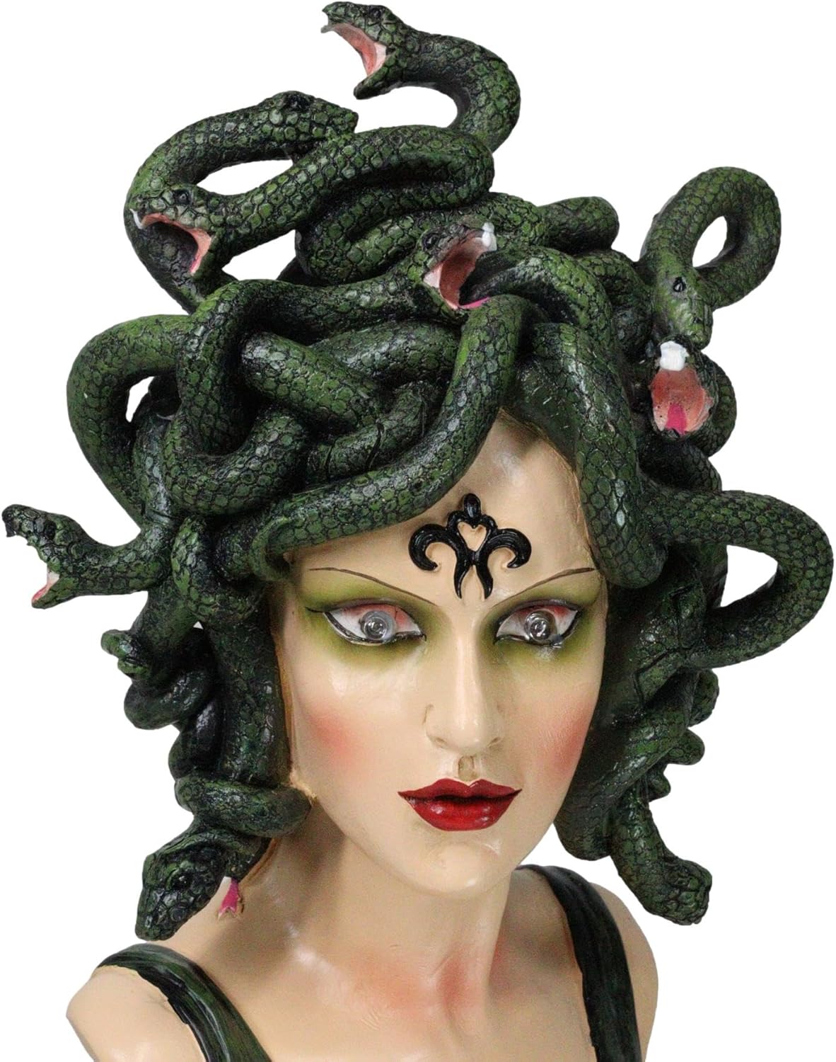 Greek Goddess Medusa LED Eye Bust Figurine