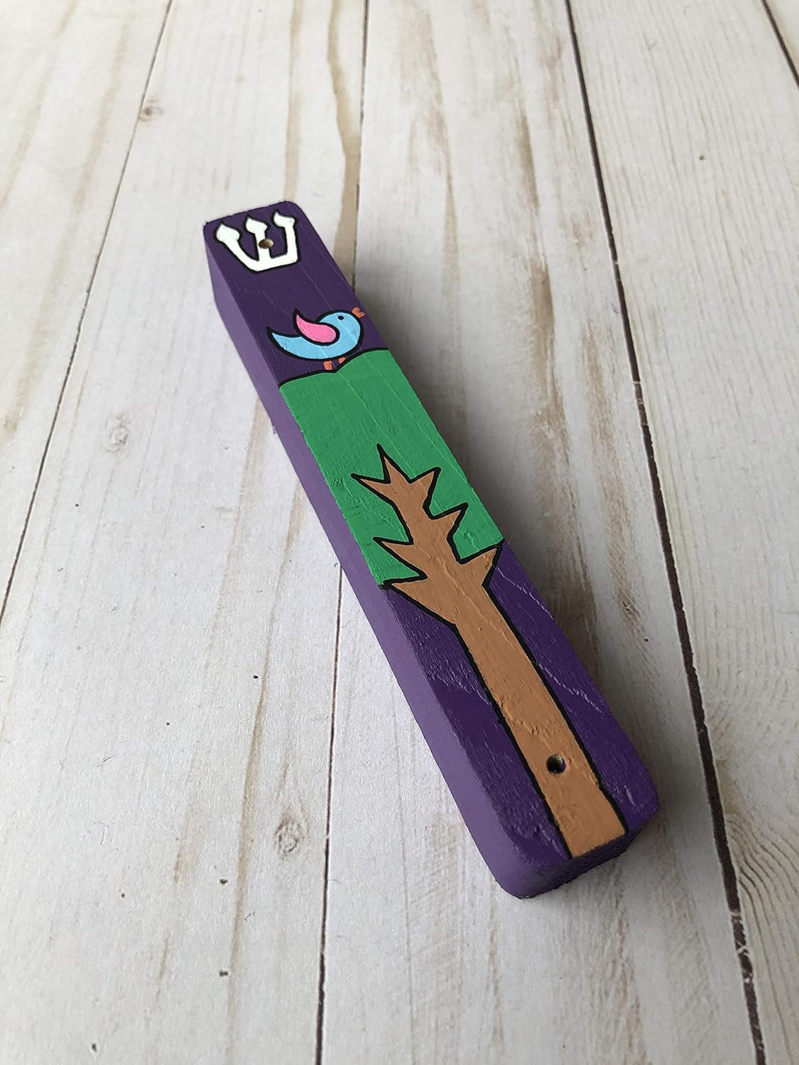 Lea Joelle Bird and Tree Mezuzah Gift Case