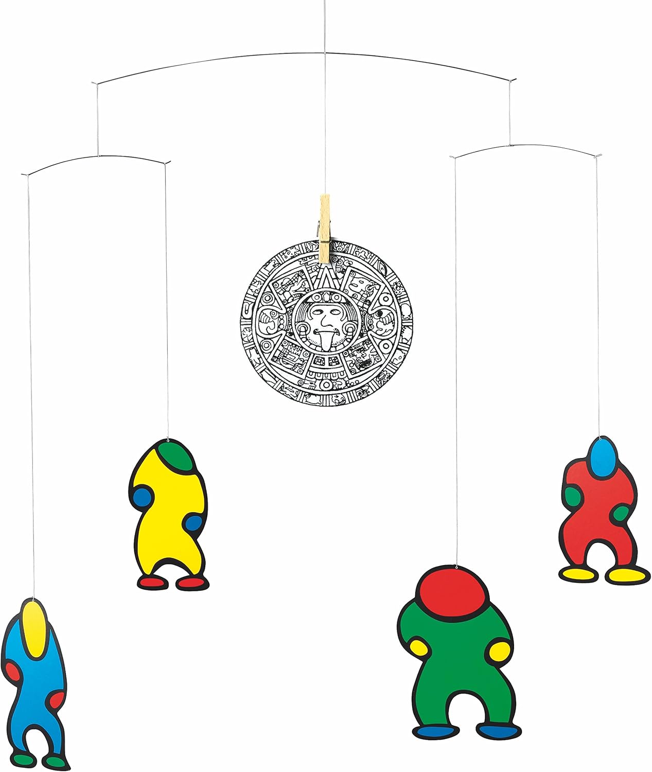 Flensted Mobiles Fluxus Hanging Mobile - 19 Inches - Premium Cardstock