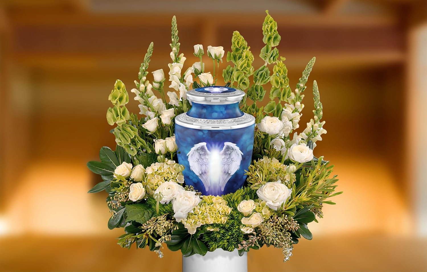 Angel Wings Cremation Urns for Adult Ashes - Handcrafted Elegance