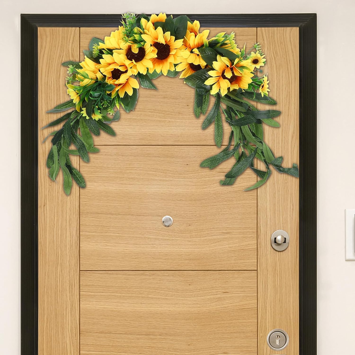 Artificial Sunflower Swag for Wedding Backdrop and Home Decor
