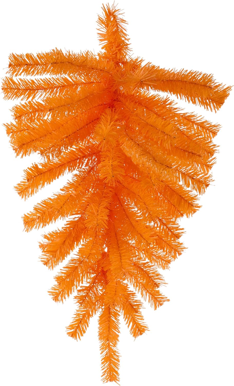 Craig Bachman Orange Teardrop Swag 24 Inch x 13 Inch