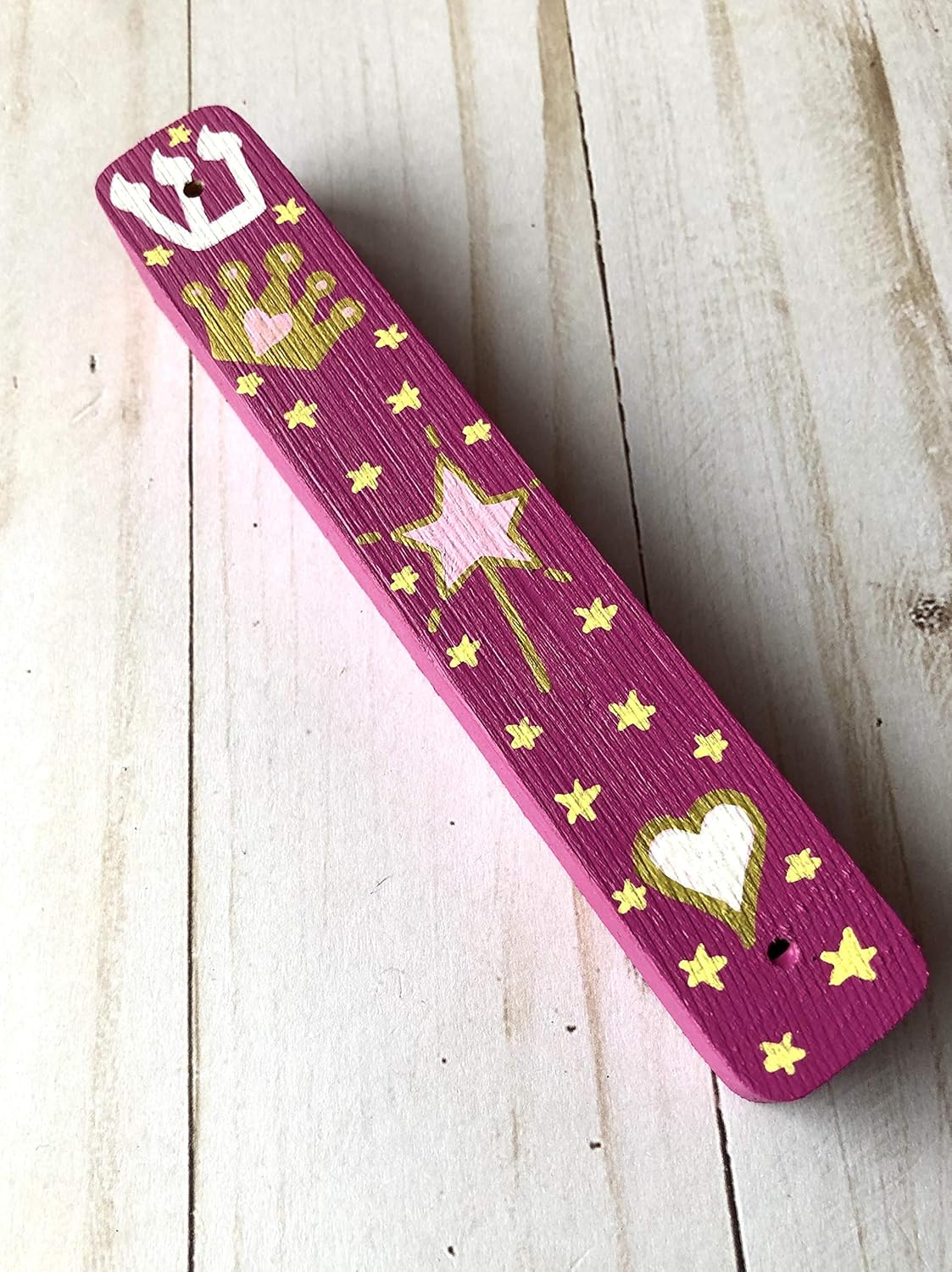 Princess Mezuzah - Handmade Scroll Case for Home Blessing
