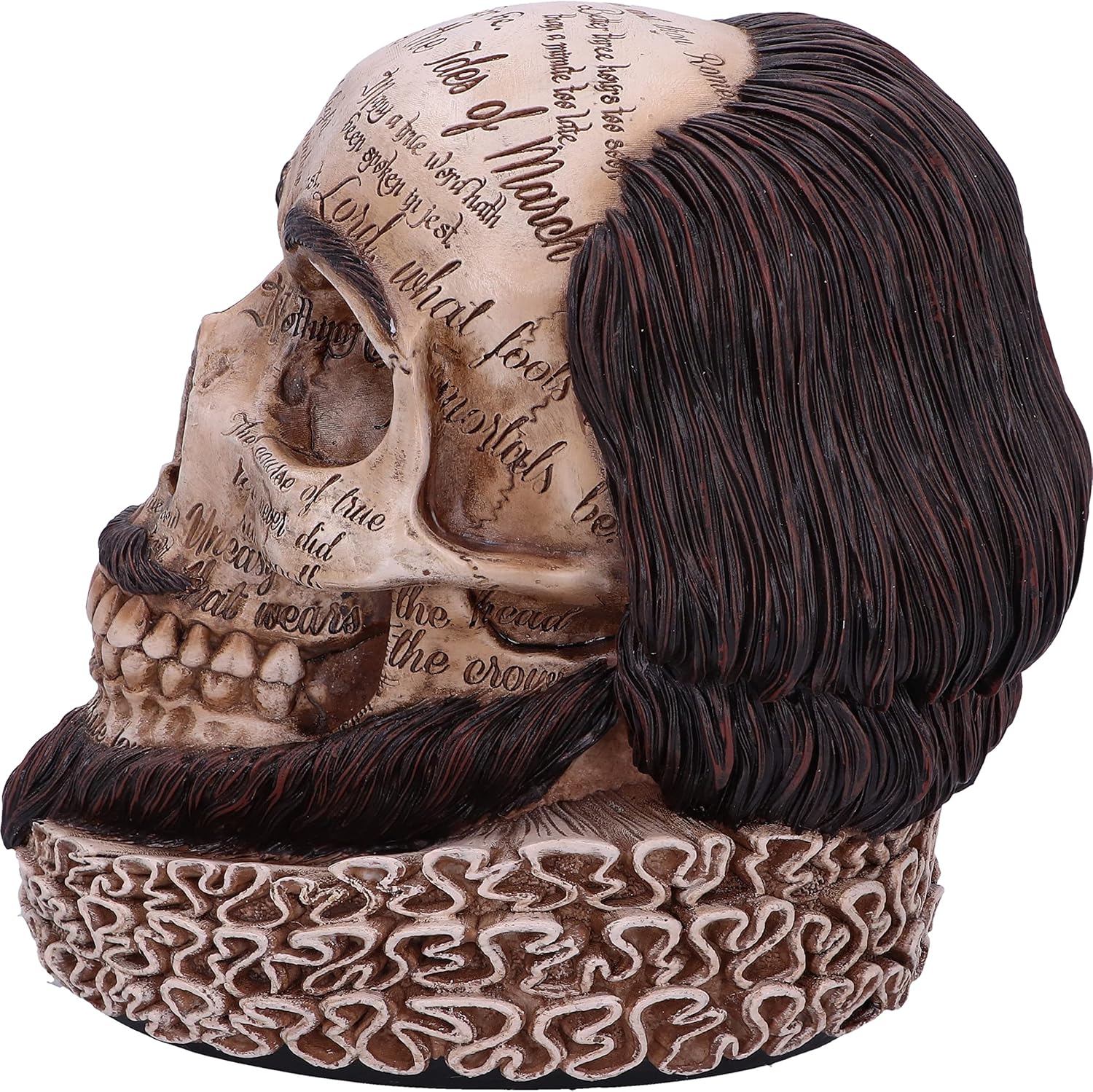 Shakespeare Legacy Skull Figurine 16cm Resin