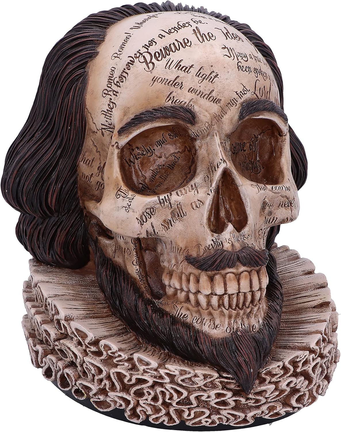 Shakespeare Legacy Skull Figurine 16cm Resin