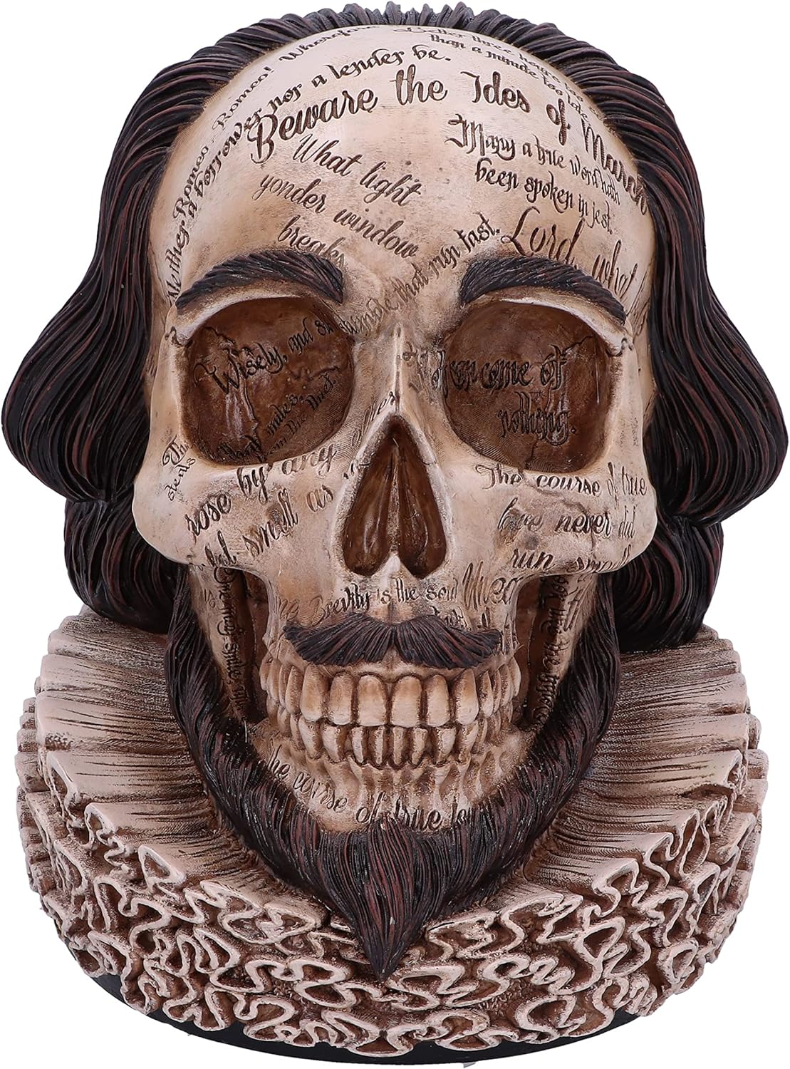 Shakespeare Legacy Skull Figurine 16cm Resin