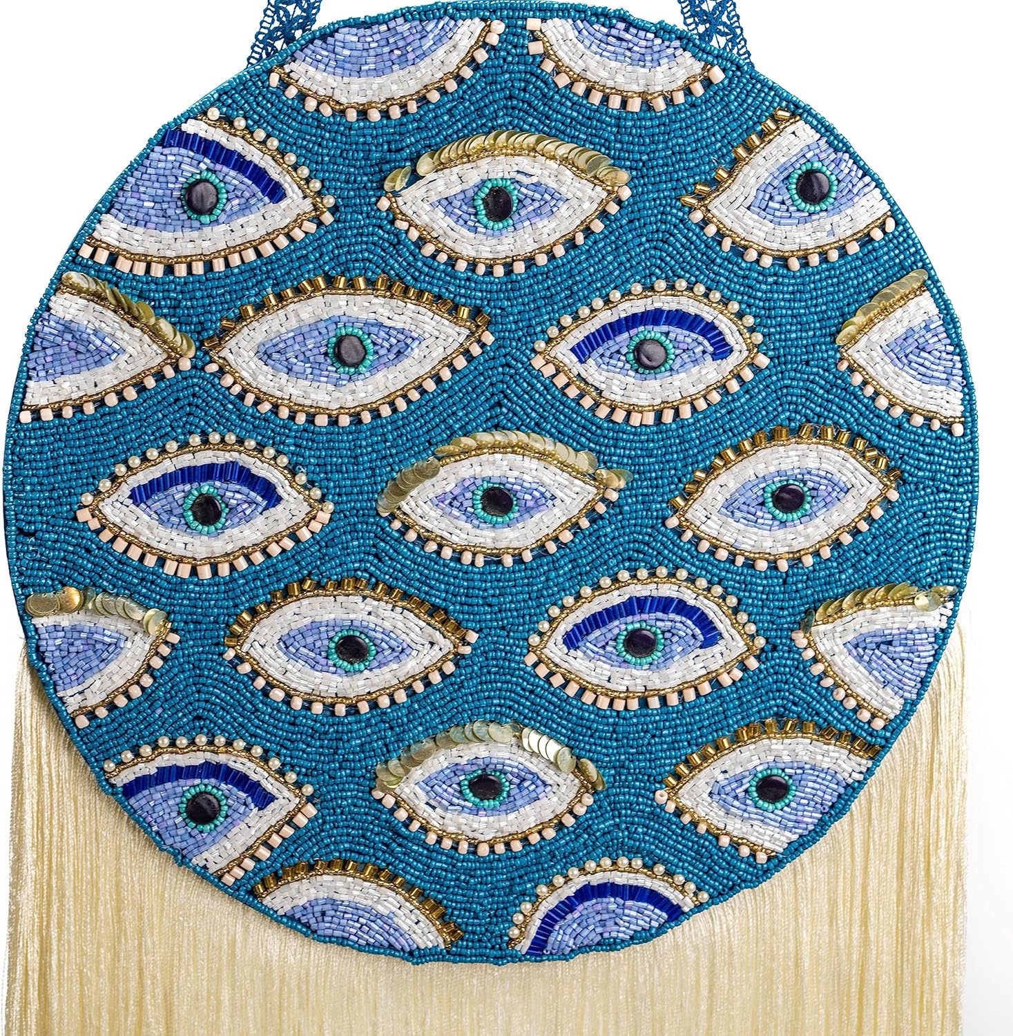 Walbrook Evil Eye Wall Decor - Boho Beaded Hanging Charm